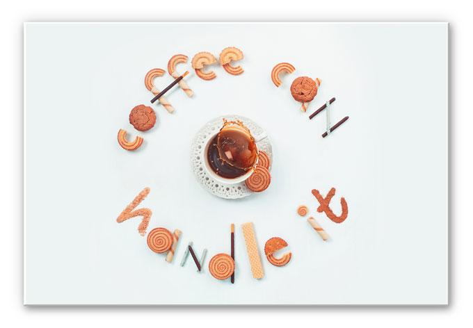Wandbild Belenko - coffee can handle it