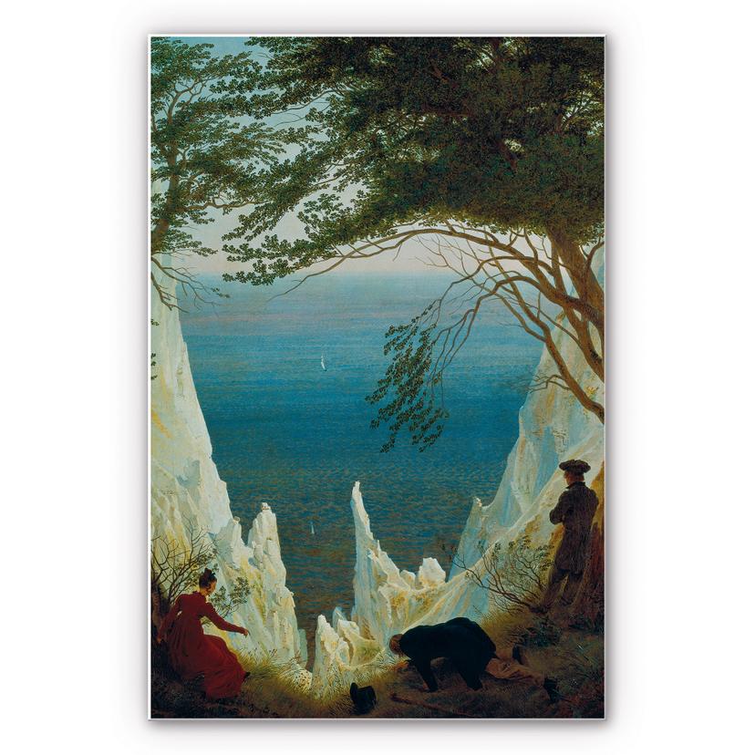 Wandbild Friedrich - Die Kreidefelsen von Rügen