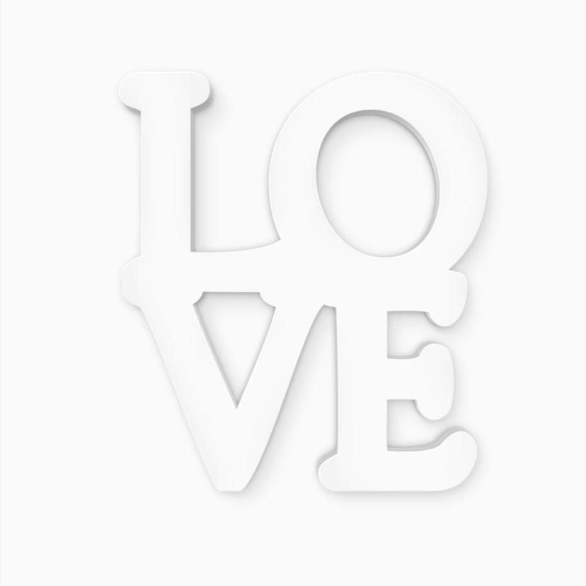 Lettere decorative - Love 3D