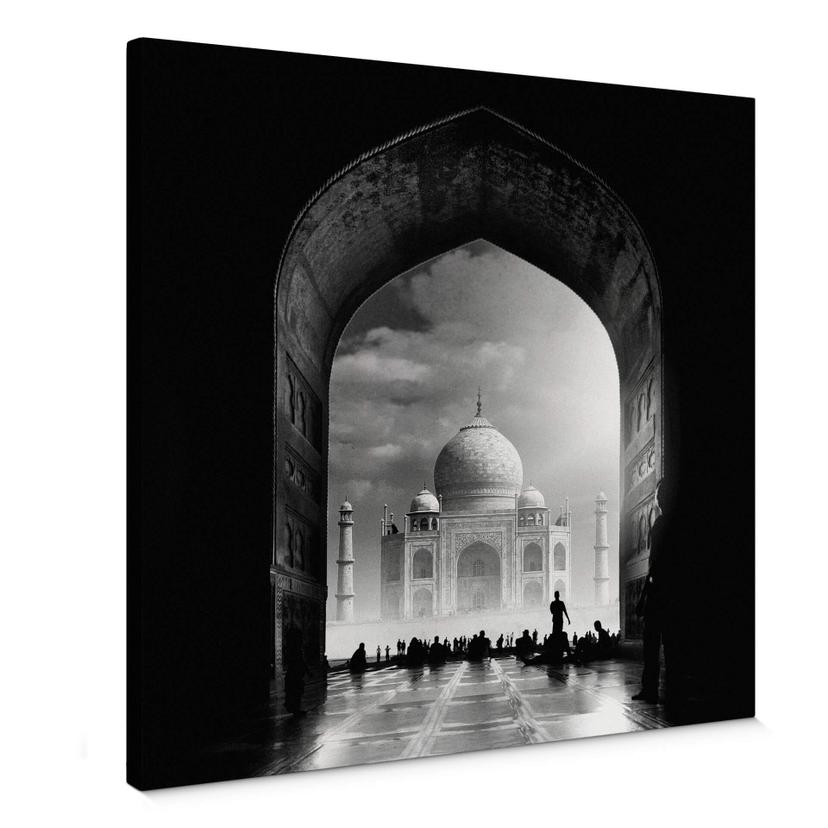 Canvasbillede - Buhligaha - Mystic Taj Mahal - kvadratisk