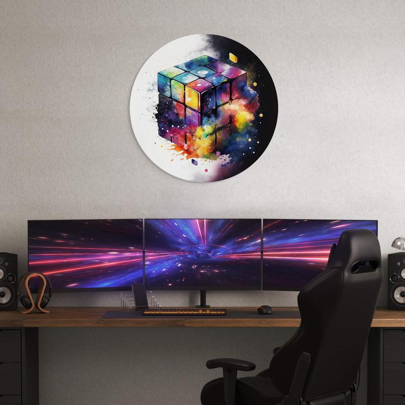 Cerchio a muro Heine - Magical Rubik's Cube