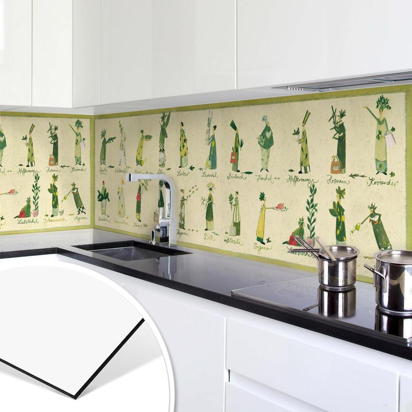 Rivestimento cucina Leffler - Erbe aromatiche