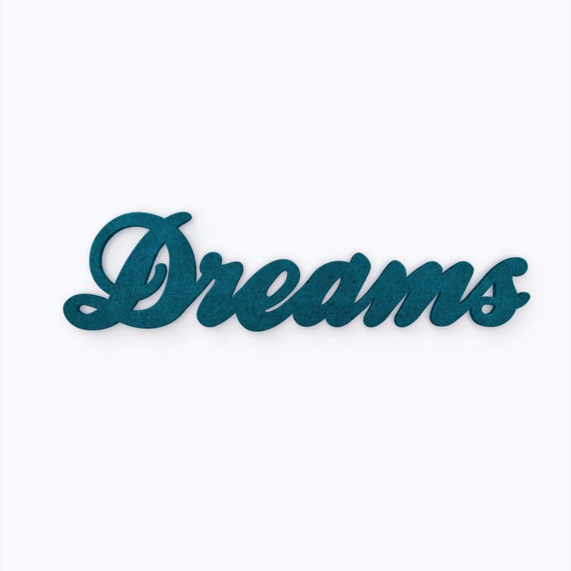 Lettere in legno MDF Dreams 2