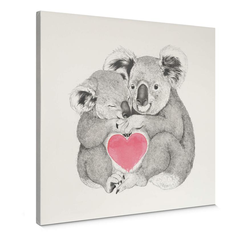 Lienzo Graves - Koala ama los abrazos