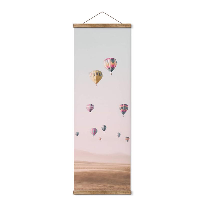 Póster de tela Sisi & Seb - Globos aerostáticos - Panorama