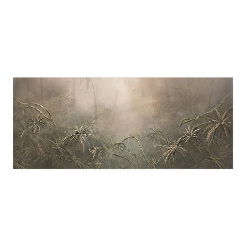Zelfklevende Keukenachterwand Mystiek regenwoud in de mist - Ms Tiff