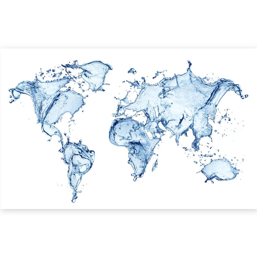 Fotomurale - Mappamondo d'acqua