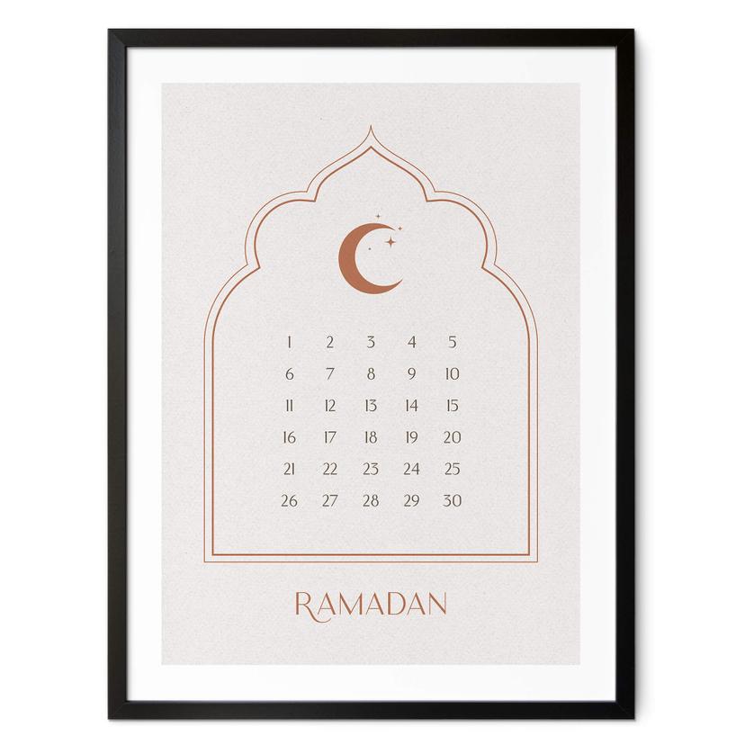 Poster Calendrier Ramadan Classique