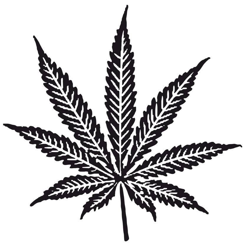 Adesivo murale - Cannabis