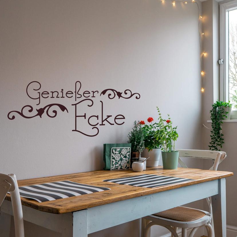 Wandtattoo Geniesser Ecke 7