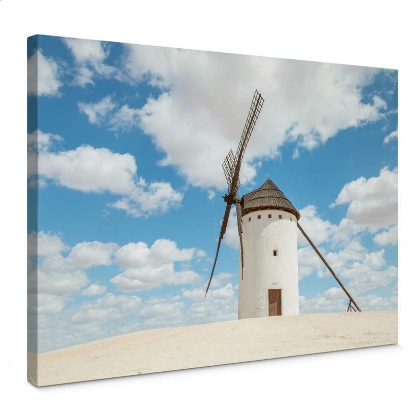 Tableau sur toile Colombo - Les moulins de Don Quichotte