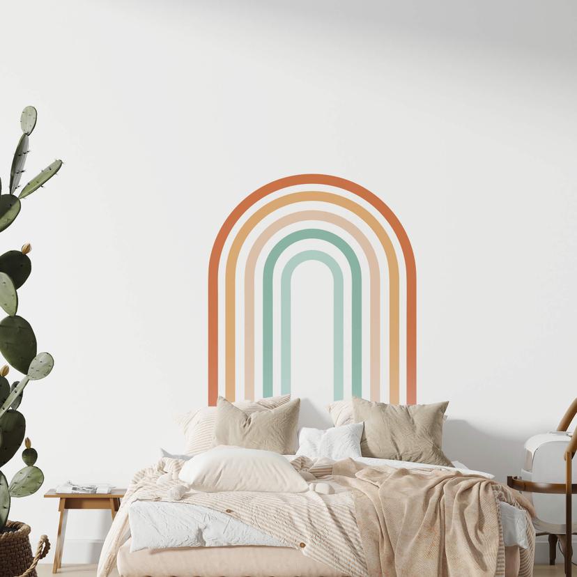 Adesivo murale Boho Rainbow