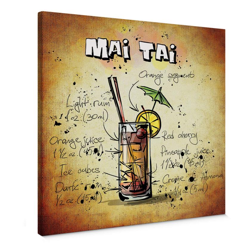 Lienzo Mai Tai - Receta