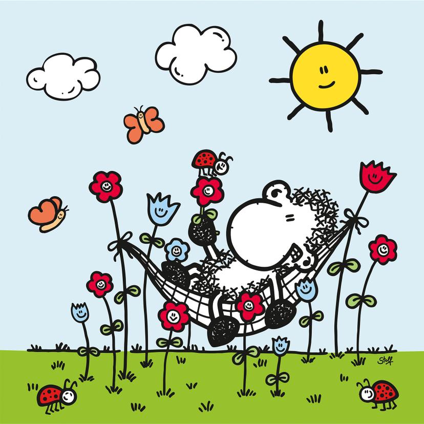 Fotomurale sheepworld - Il dolce far niente