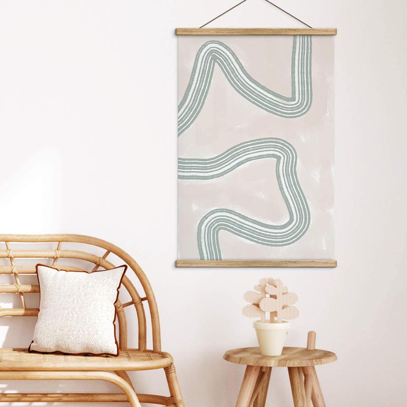 Poster tessile uplusmestudio - Abstracto Twist