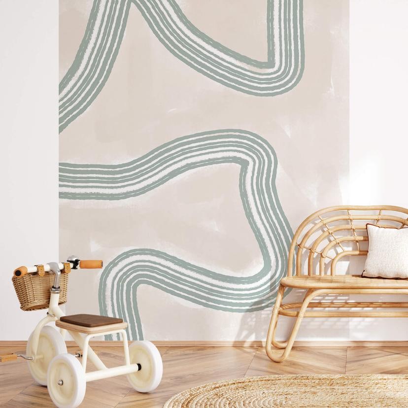 Papel Pintado Arte Moderno - Abstracto Twist - uplusmestudio