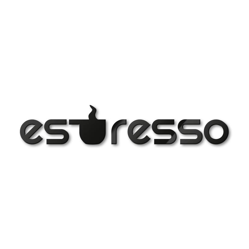 Lettre décorative en verre acrylique - Espresso