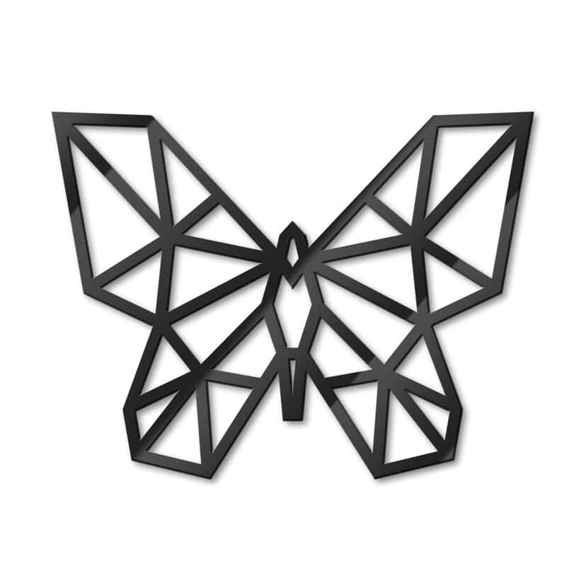 Décoration en verre acrylique - Papillon