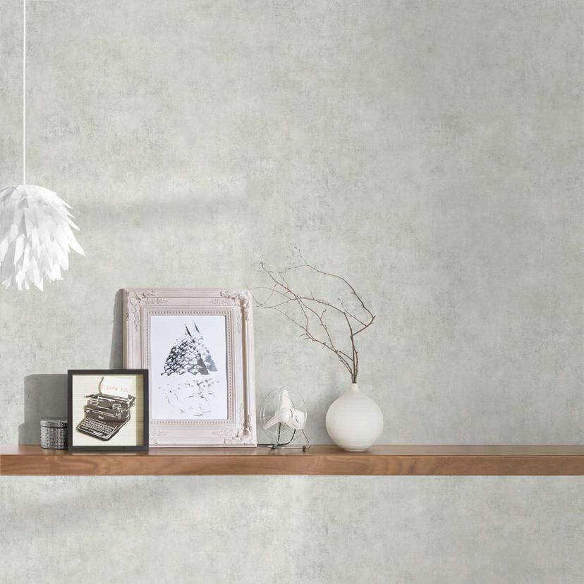 Selvklæbende tapet- og møbelfolie - betonlook - loft - grå - rulle 840x53 cm