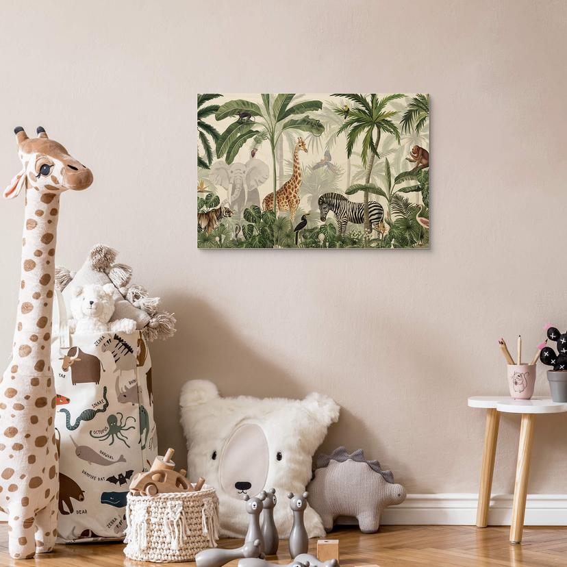Quadro in legno di Kikki Belle - Jungle Jive