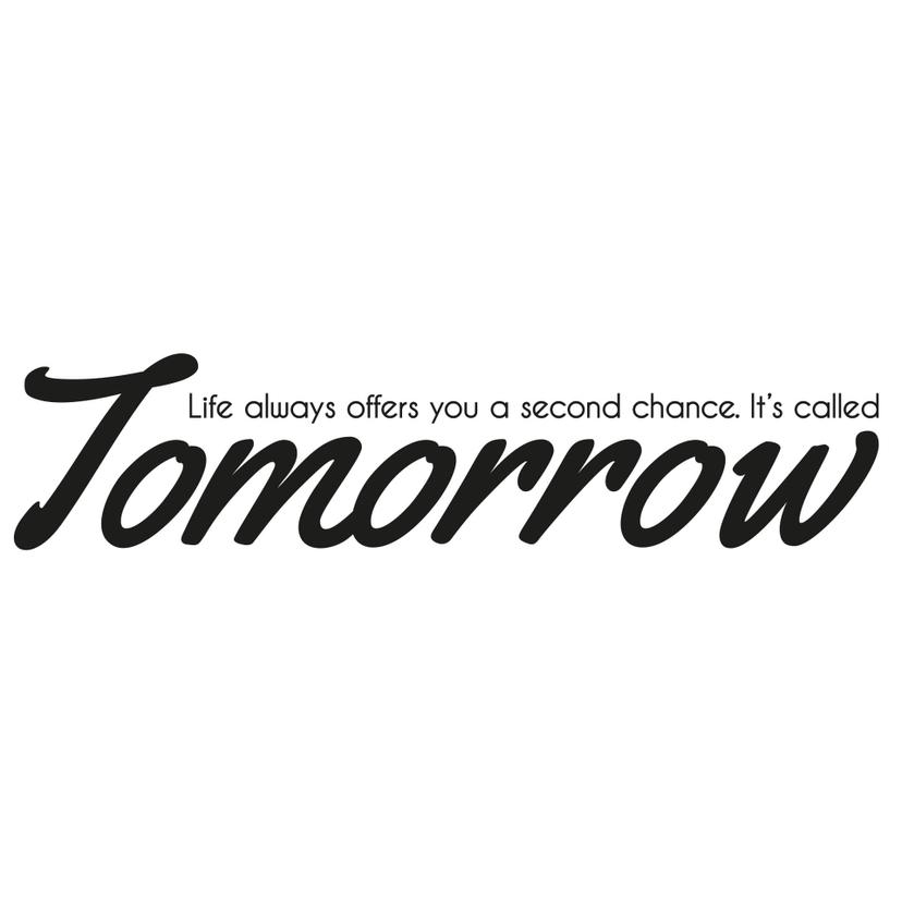 Adesivo murale - Tomorrow
