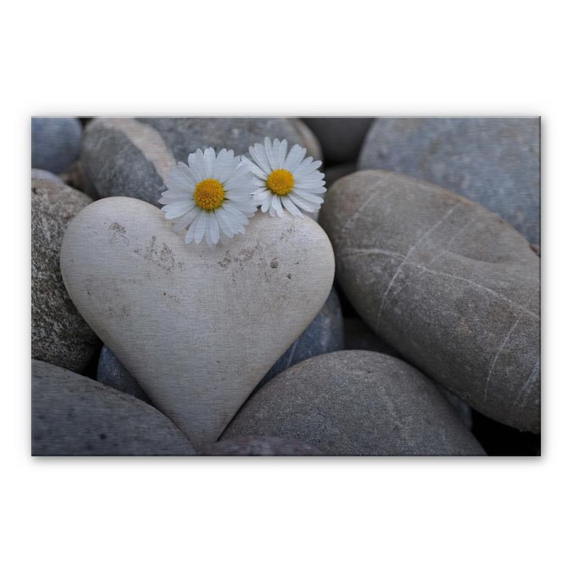 Kærlighedsblomster – print på aluminium (Alu-Dibond)