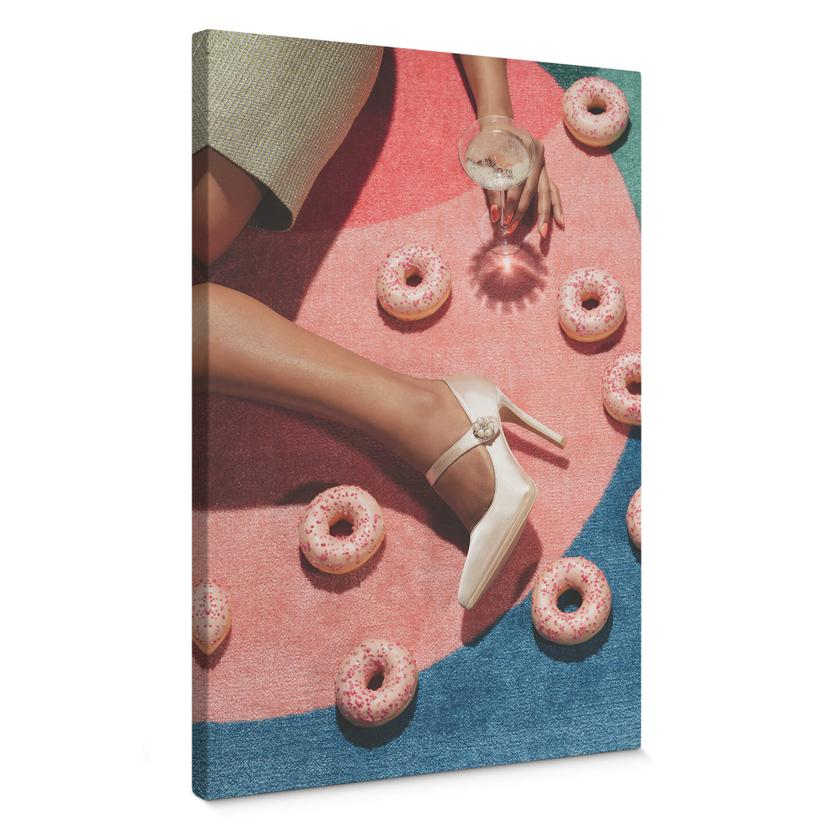 Lienzo 1X Estudio - Picnic rosa