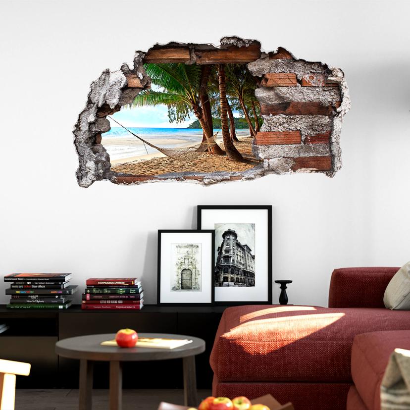 3D Wallsticker hængekøje