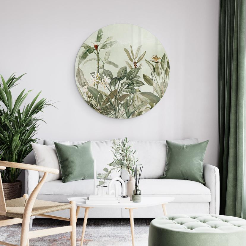 Stampa su vetro Botanica tropicale - UN Designs