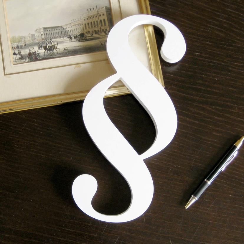 Lettre décorative - 3D Paragraphe