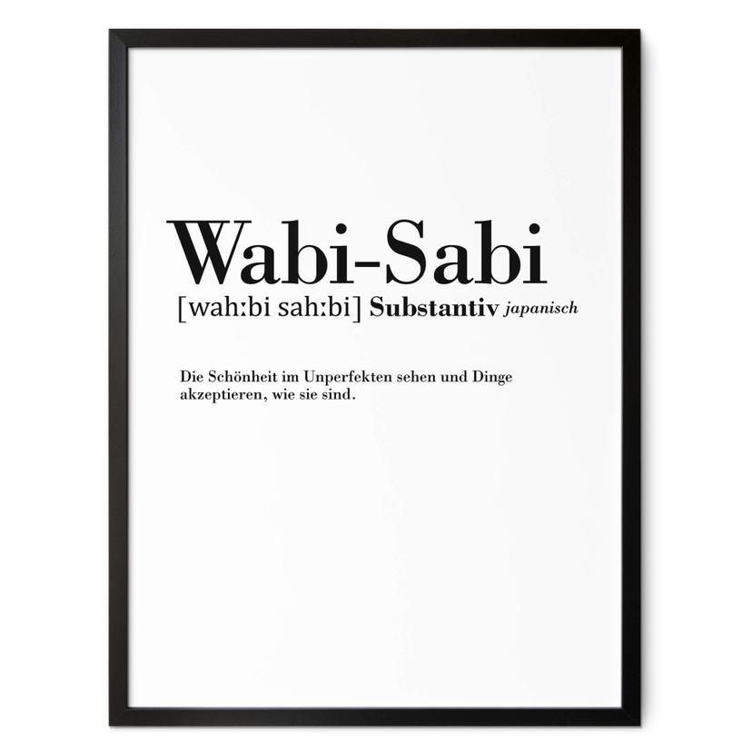 Poster Grammaire Wabi Sabi