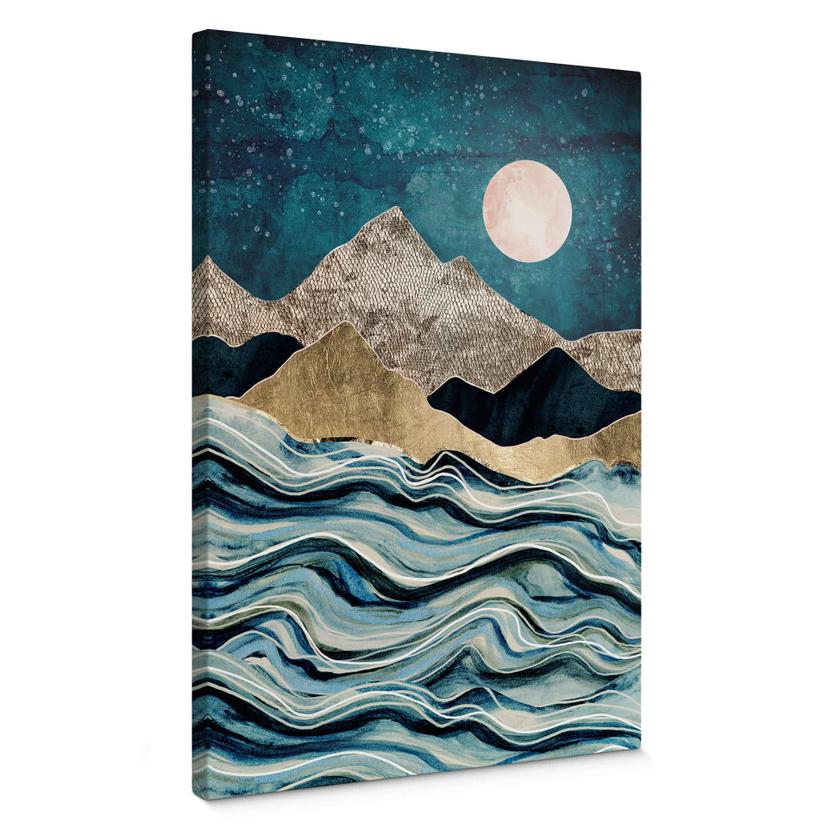 Lienzo SpaceFrog Designs - Azul índigo