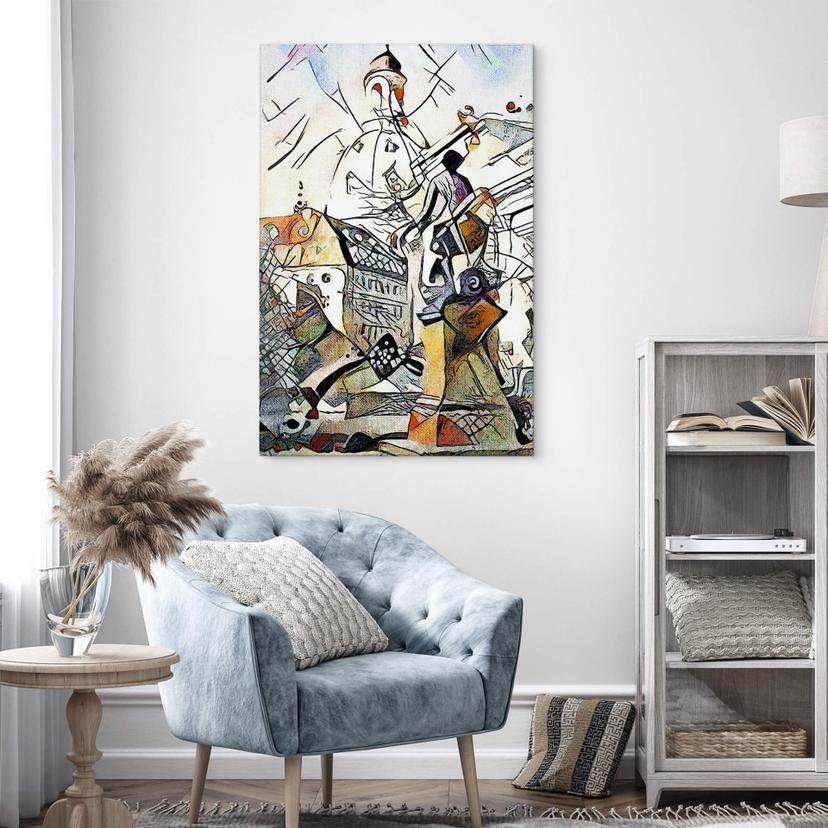 Stampa su vetro acrilico Zamart - Kandinsky incontra Dresda