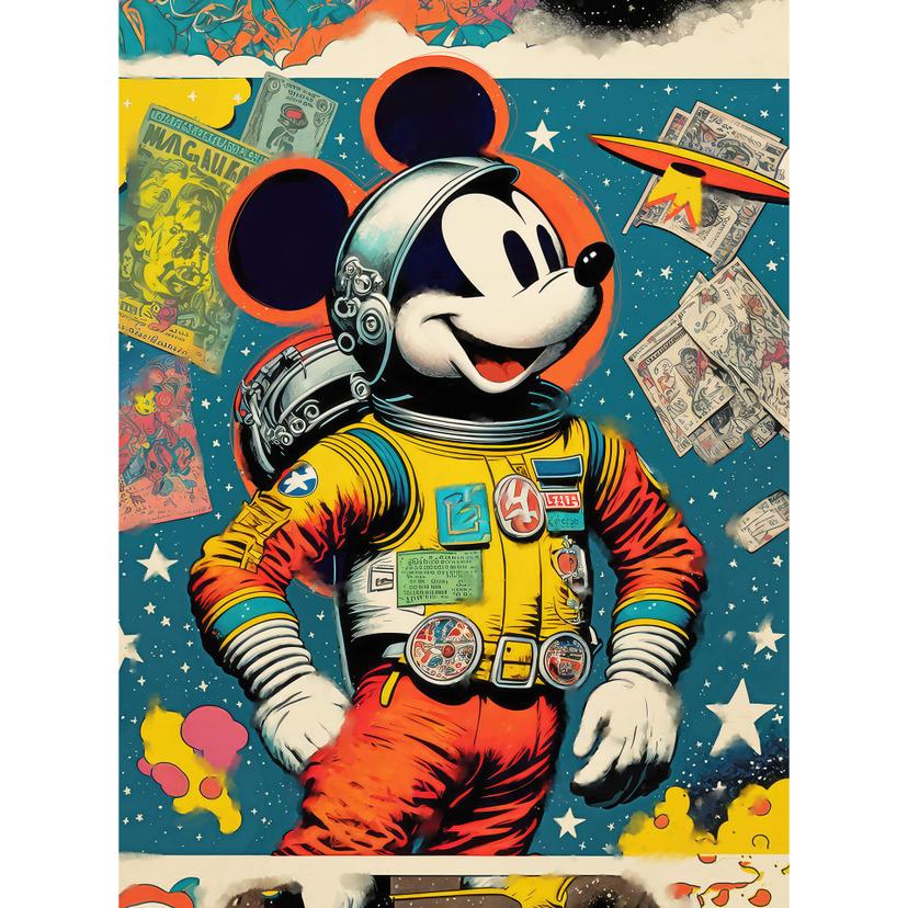 Fotomurale Treechild - Astronaut Mickey