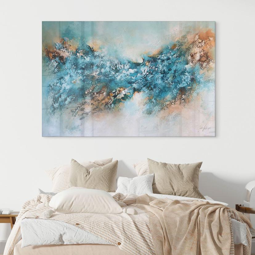 Tableau acrylique Composition abstraite de glace - Fedrau