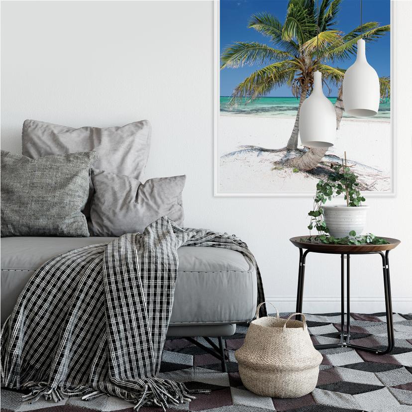 Poster autocollant - W - Palmier