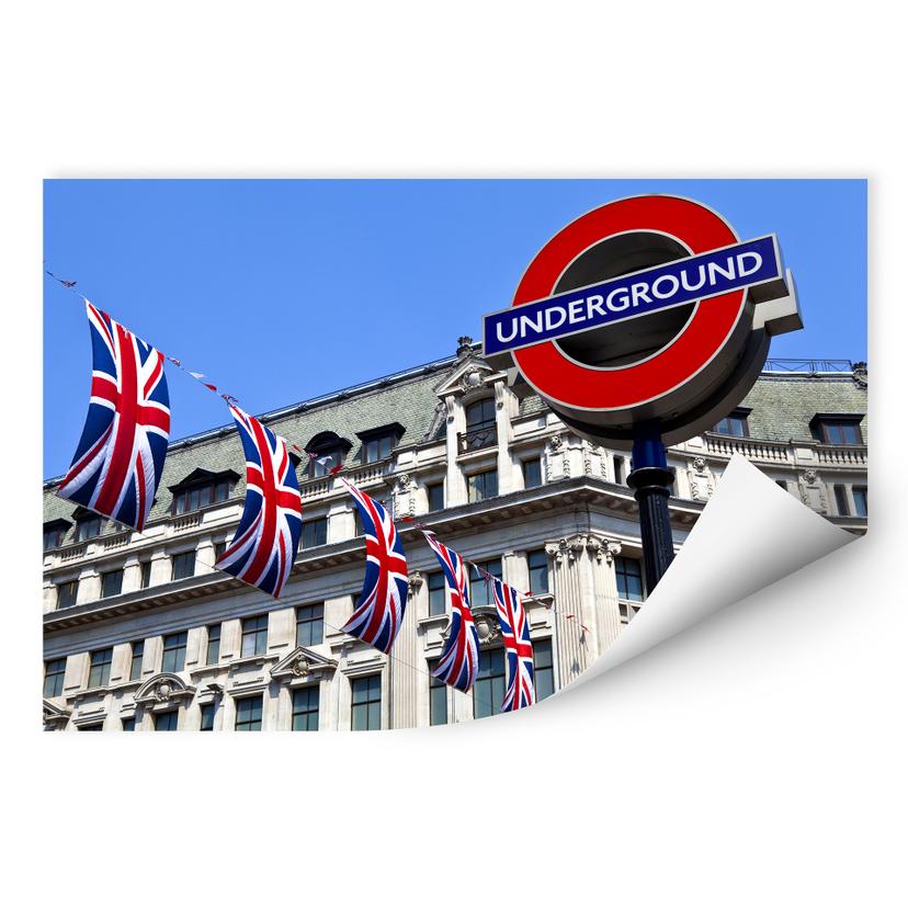 Zelfklevende Poster - London Underground