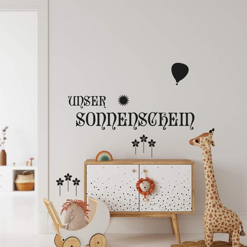 Wandtattoo Unser Sonnenschein 1