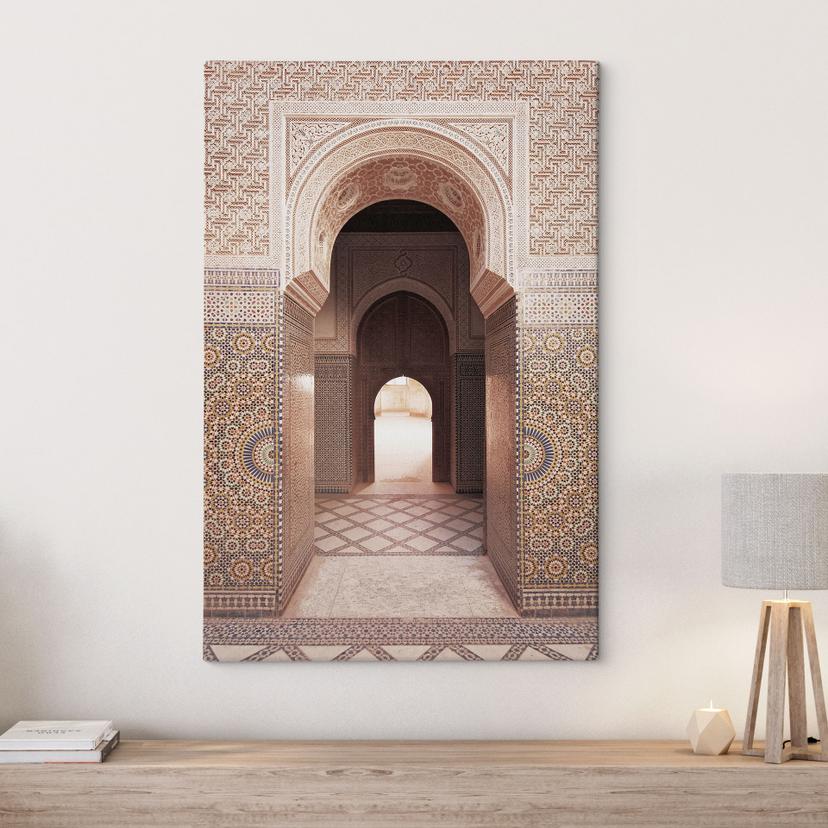 Stampe su tela Porta orientale con mosaici - Sisi & Seb