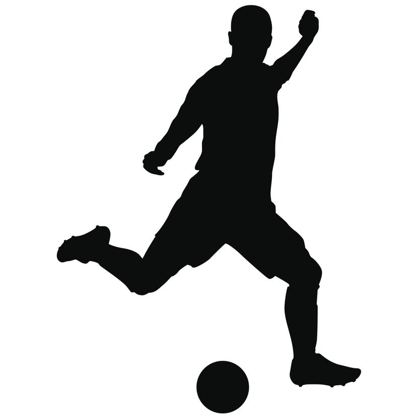 Adesivo murale - Calciatore 1