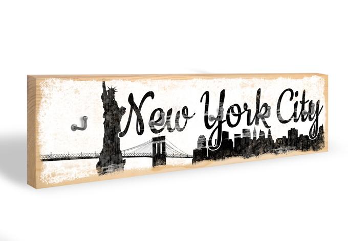 Sleutelbord New York City Skyline + 5 Haken