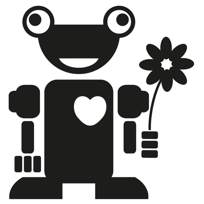 Adesivo murale - Il robot Lenni