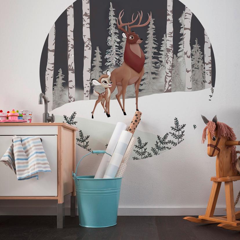 Carta da parati adesiva - Bambi Big Prince - 125 x 125 cm