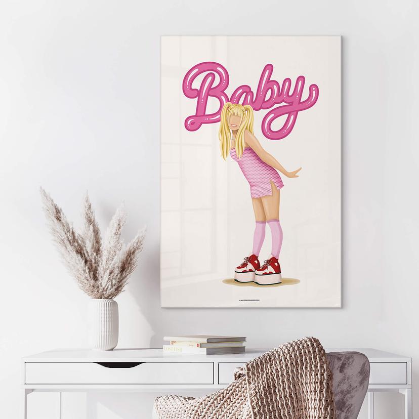 Tableau sur verre acrylique Tohmé - Baby