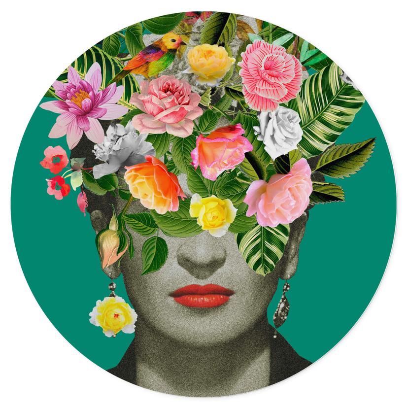 Adesivo murale Frida Floral Studio - Frida Floral - Rotondo