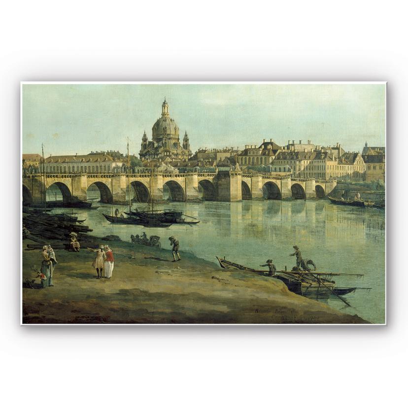 Tableau Forex- Canaletto - Dresde depuis la rive droite de l'Elbe
