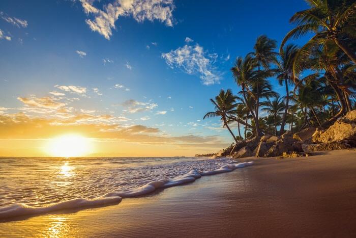 Poster Beach - Sunset 91,5x61 cm