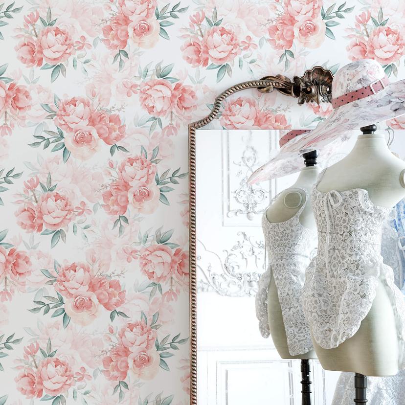 Carta da parati a motivi UN Designs - Rose