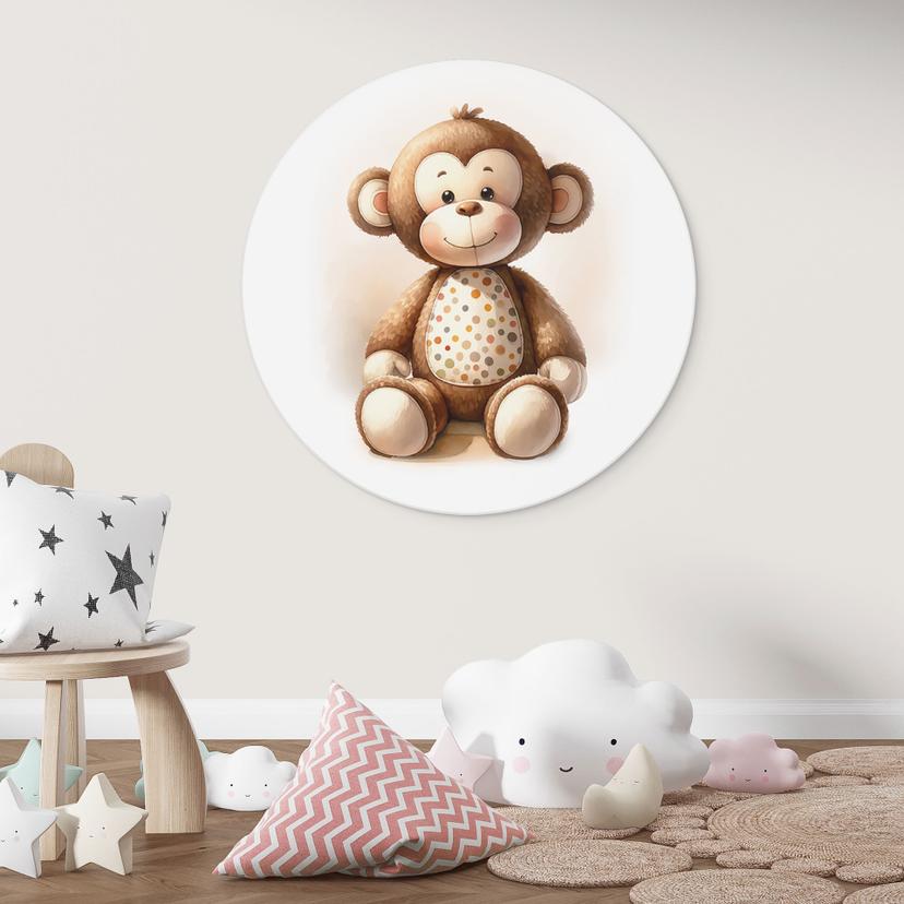 Decorazione murale in Dibond Scimmietta - Magnusson