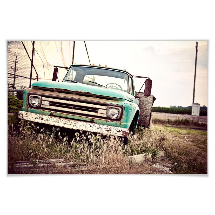 Poster - American rusted Truck
